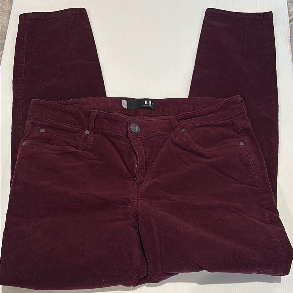 KUT Plum Corduroy